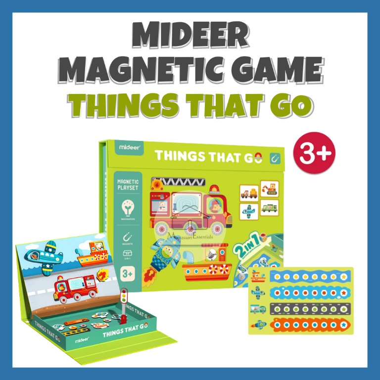 Mideer Playset Things That Go Board Educational