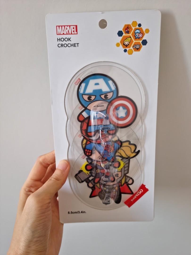 Miniso Marvel Hook Crochet, Furniture & Home Living, Home Improvement
