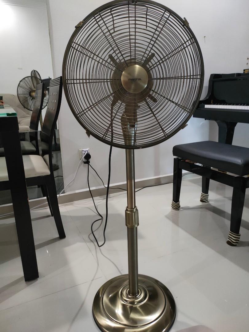 Mistral metal blade standing fan MLF14, TV & Home Appliances, Air
