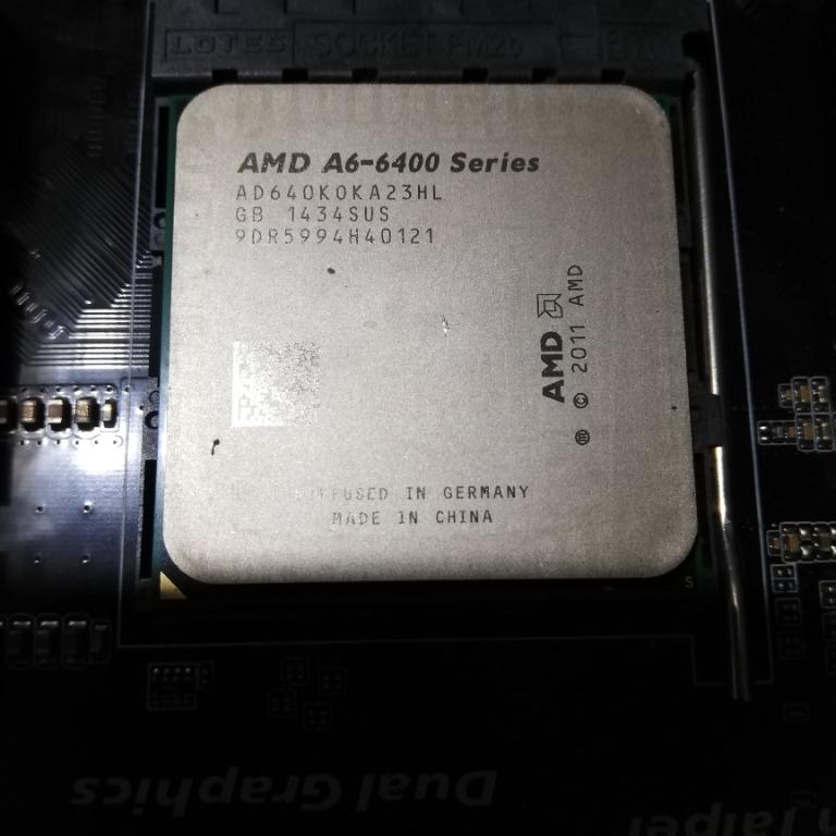 MSI FM2+ Motherboard with A6 6400K (Category: Computer Parts) located in Rizal. Submitted by Spheriks (Listing ID 1163232129, Image 2). Description: For sale bundle for 1,600 MSI A68HM-E33 v2 AMD A6 6400K 3.9 GHZ Memory NOT included mint and good condition Meetup SM taytay or Pickup sa bahay para matest Muzon Taytay Rizal .