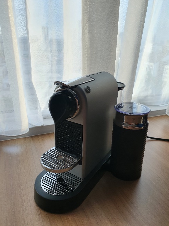 Nespresso CitiZ & Milk Espresso Machine (Silver), TV & Home Appliances