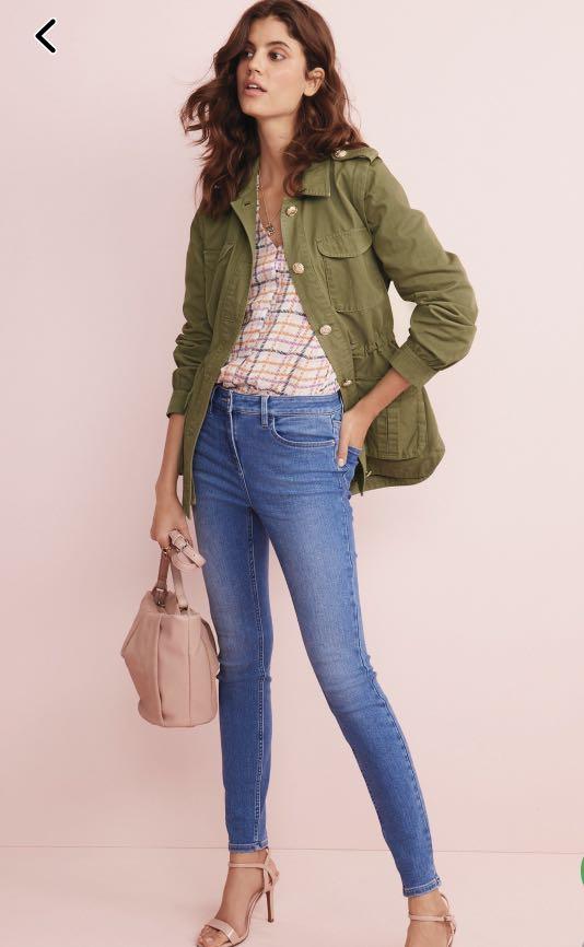 Next discount green parka