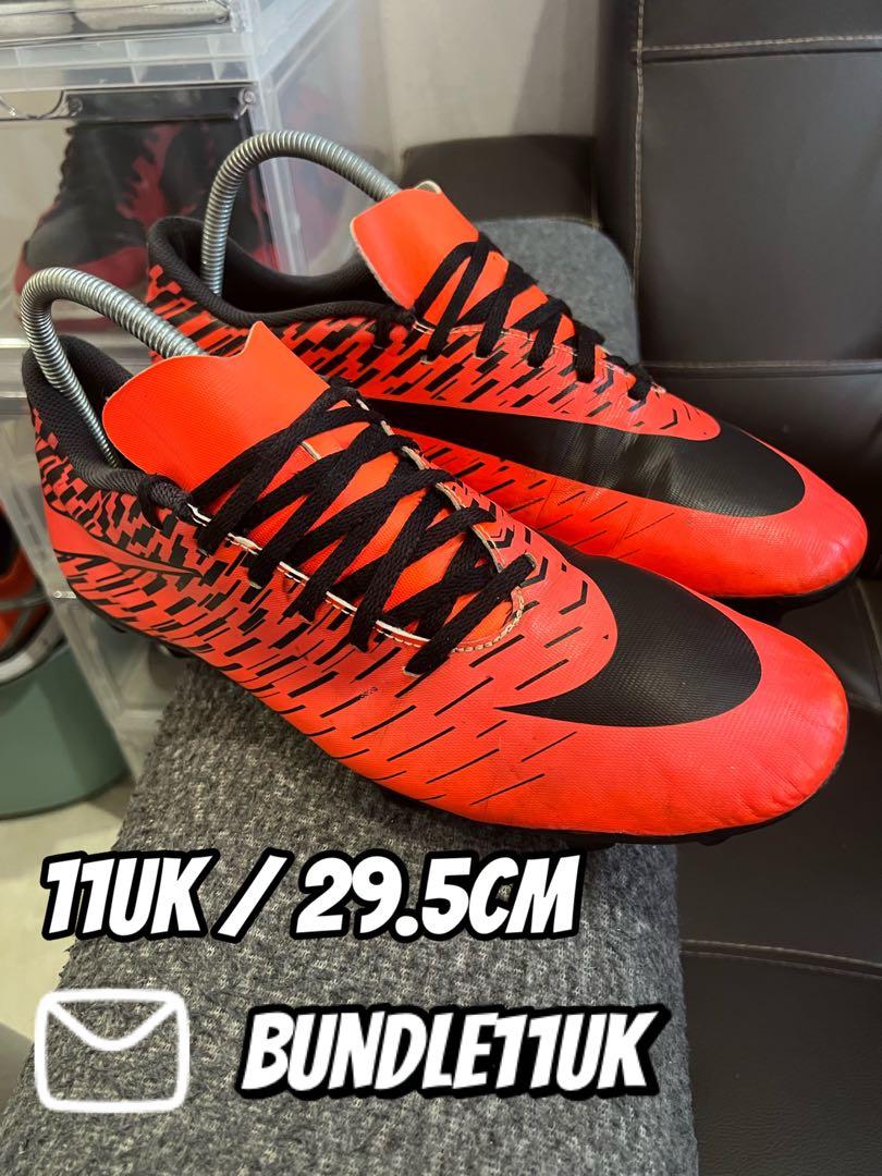 Nike Bravata II Orange Black Football Boots 11UK Men s Fashion
