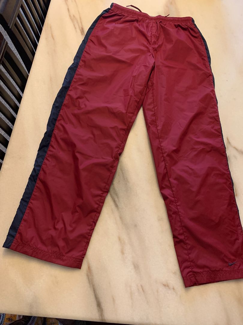 Nike Maroon Long Pants Men s Fashion Activewear on Carousell