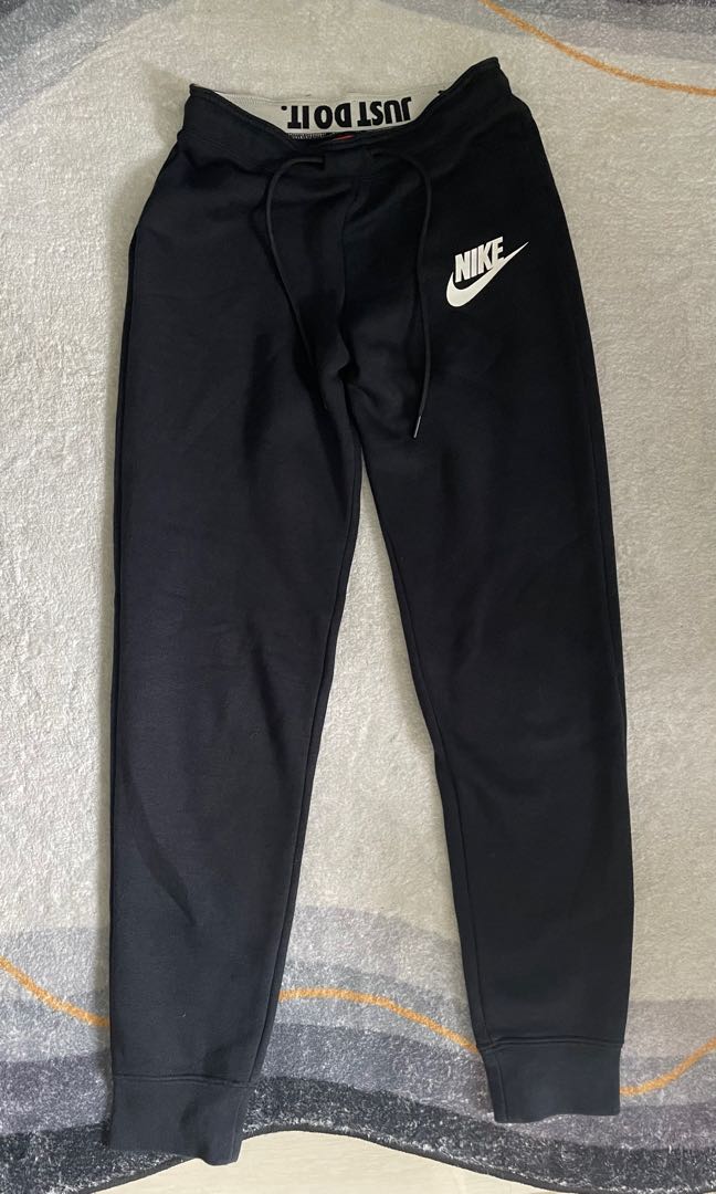 Nike sweatpants with on sale just do it band