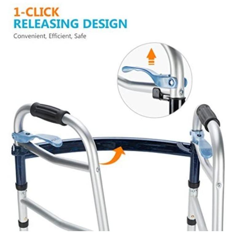 OasisSpace Compact Folding Walker, Health & Nutrition, Assistive