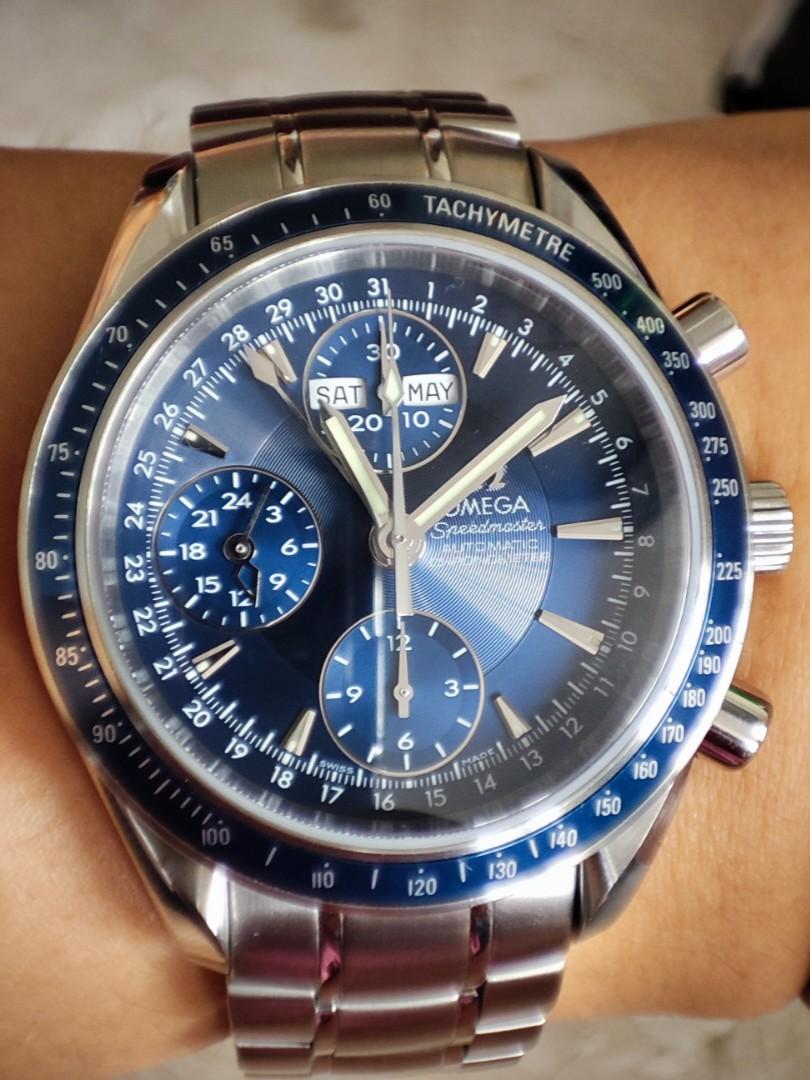 Omega Speedmaster Triple Date 40mm 3222.80.00, Luxury, Watches on Carousell