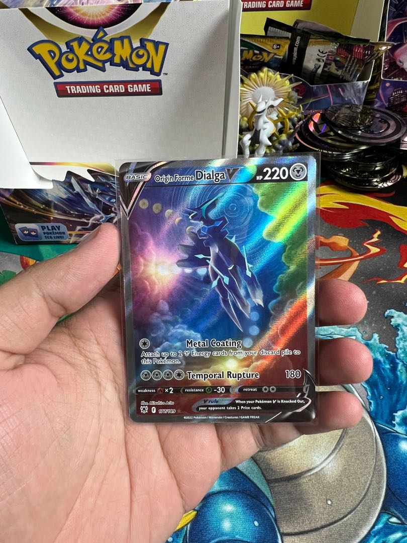 ORIGIN FORME DIALGA V (ALTERNATE ART), Hobbies & Toys, Toys & Games on