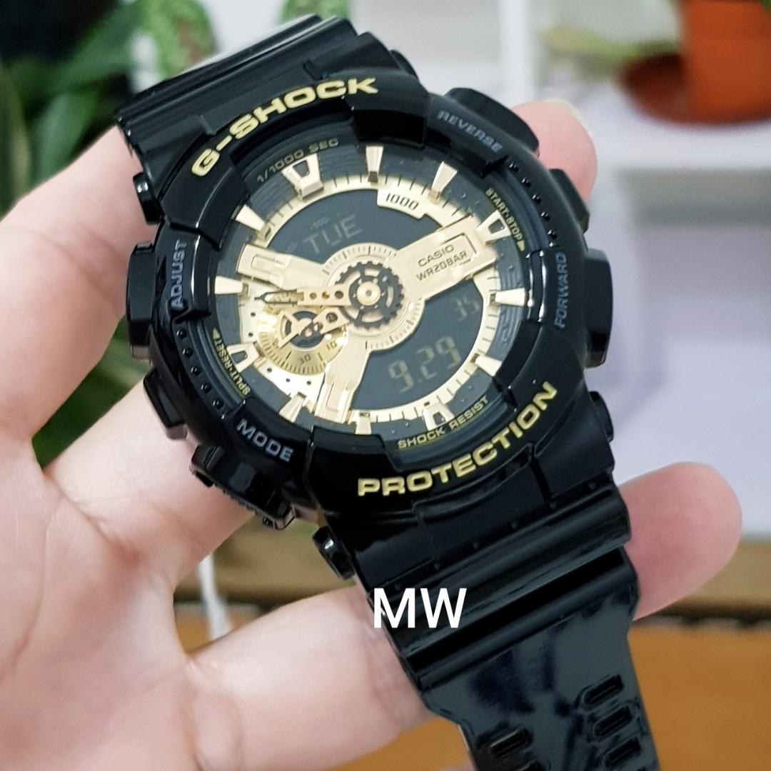 Casio g shock ga 110 clearance gold