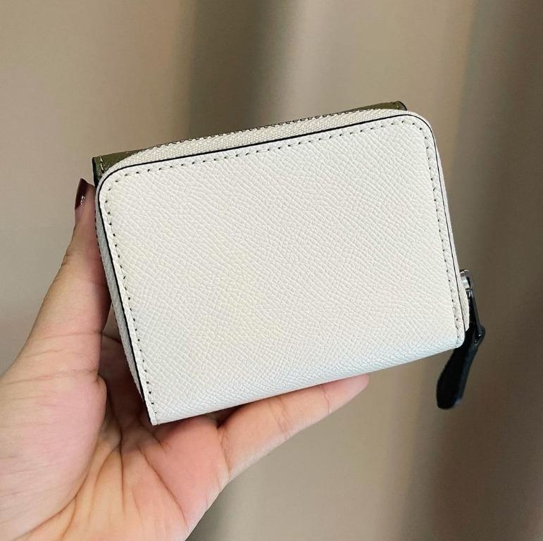 Shop Coach 2021 SS Small Trifold Wallet In Colorblock (2923) by Ocealani