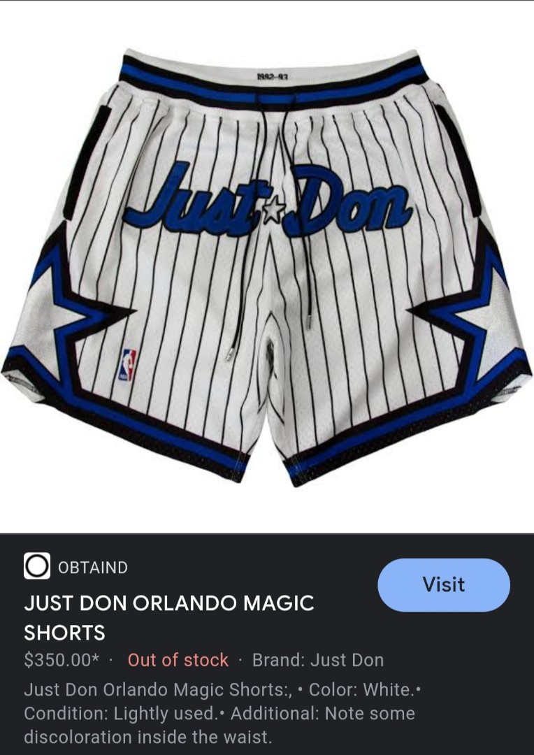 Orlando Magic Just Don shorts￼ - Shorts, Facebook Marketplace