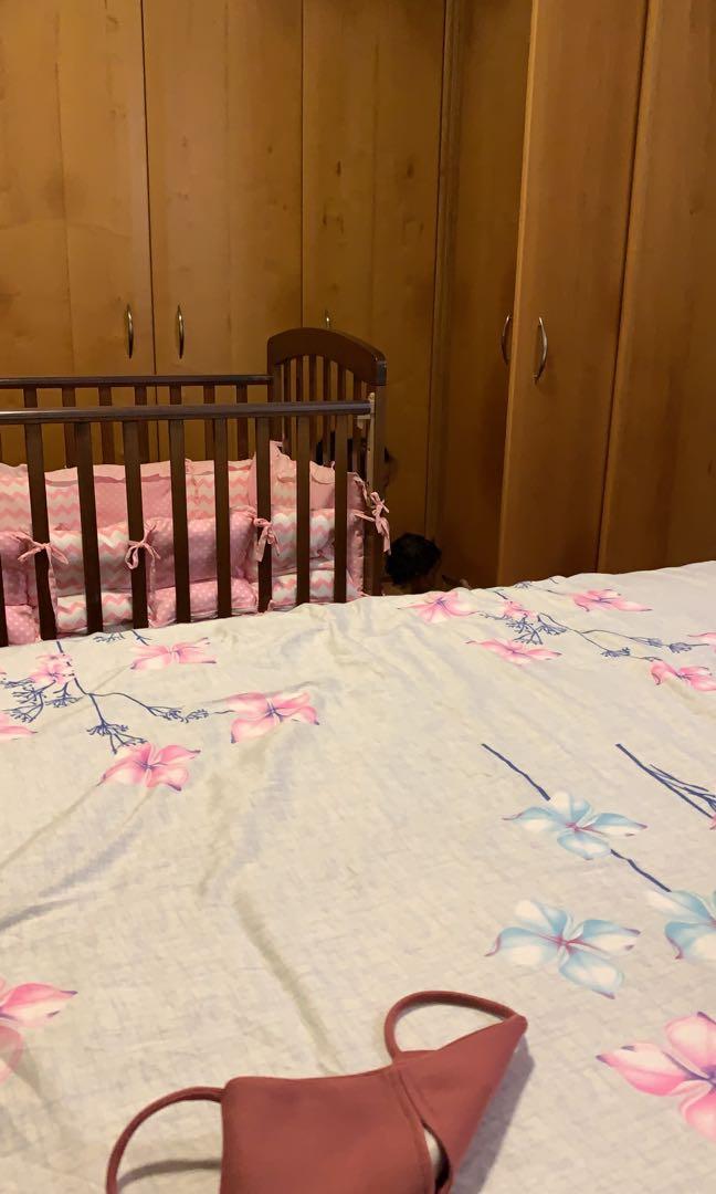 Picket and rail baby cot, Babies & Kids, Baby Nursery & Kids Furniture