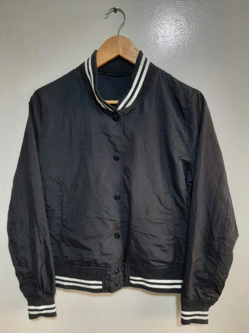 PLAIN VARSITY JACKET, Men's Fashion, Coats, Jackets and Outerwear on