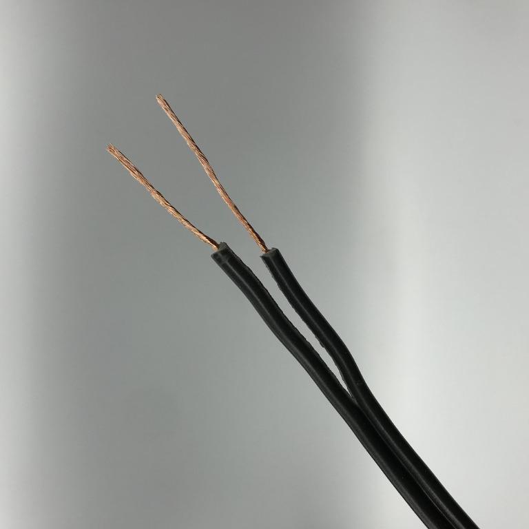 POWERFLEX FLAT CORD Duplex Extension Wire, Pure copper, 1 meter