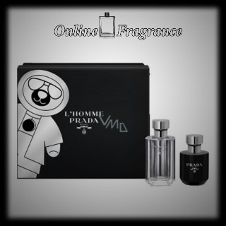 Prada L'Homme EDT Cologne (Minyak Wangi, 香水) (Gift Set) for Men by Prada  [Online_Fragrance], Beauty & Personal Care, Fragrance & Deodorants on  Carousell