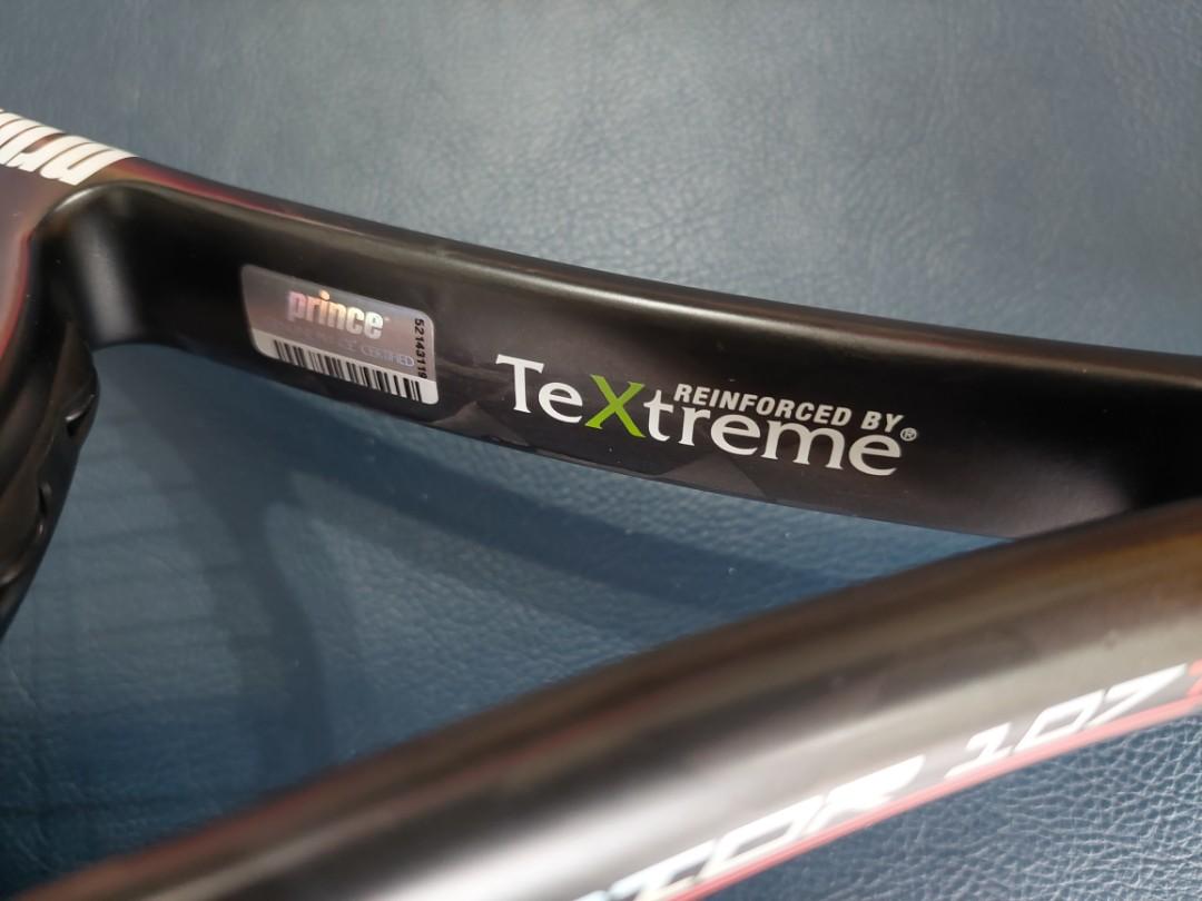 Prince Warrior Textreme 107T G2 Tennis Racket Racquet, Sports Equipment