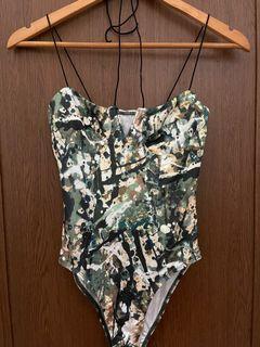 Printed Cami Bodysuit