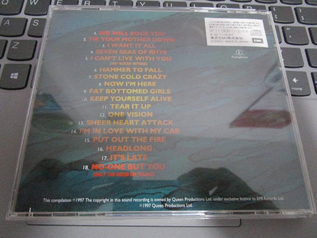 Queen - Queen Rocks 日版 (東芝版) 精選, 興趣及遊戲, 音樂、樂器 & 配件, 音樂與媒體 - CD 及 DVD ...