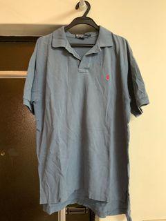 Ralph Lauren灰藍色短袖polo衫#polo#polo衫#古著