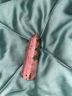 Rhodonite crystal tower 💕