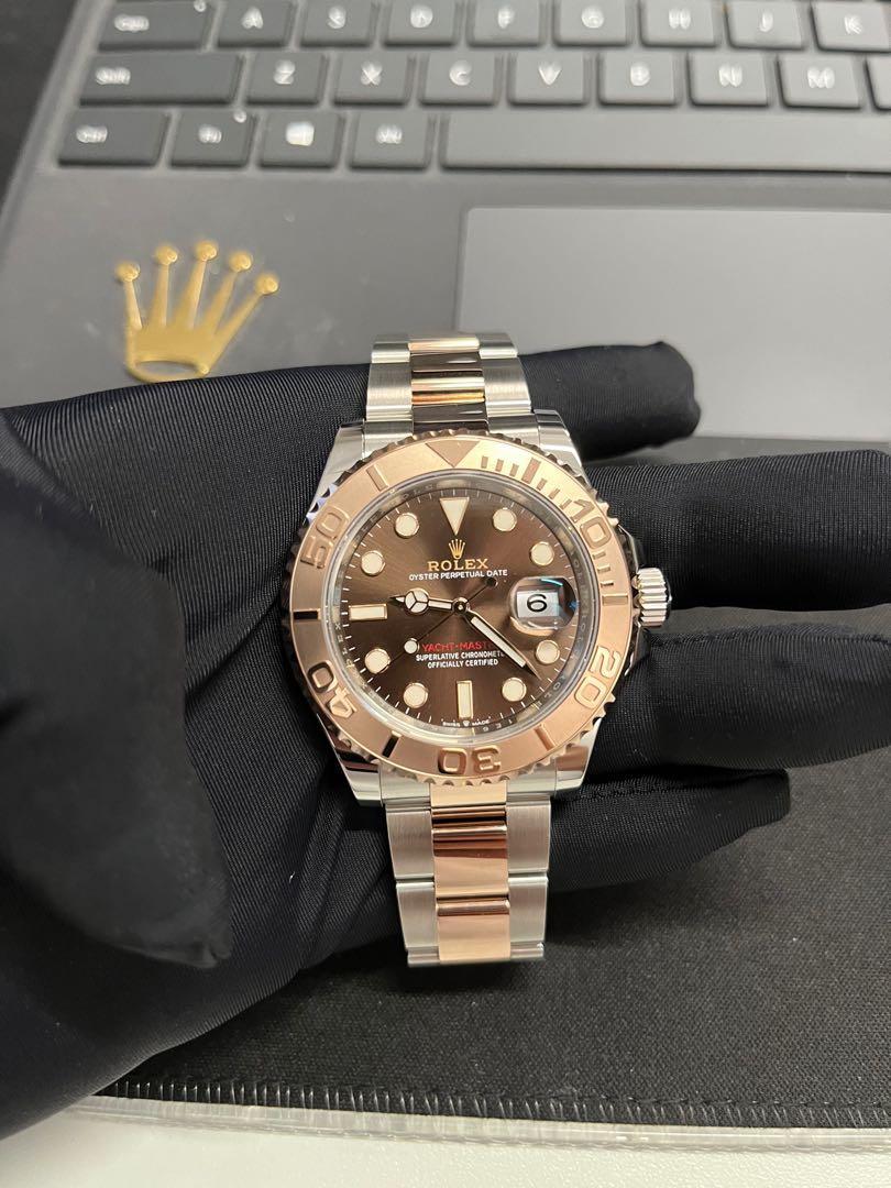 全新ROLEX 126621 Yacht-Master玫瑰金鋼 