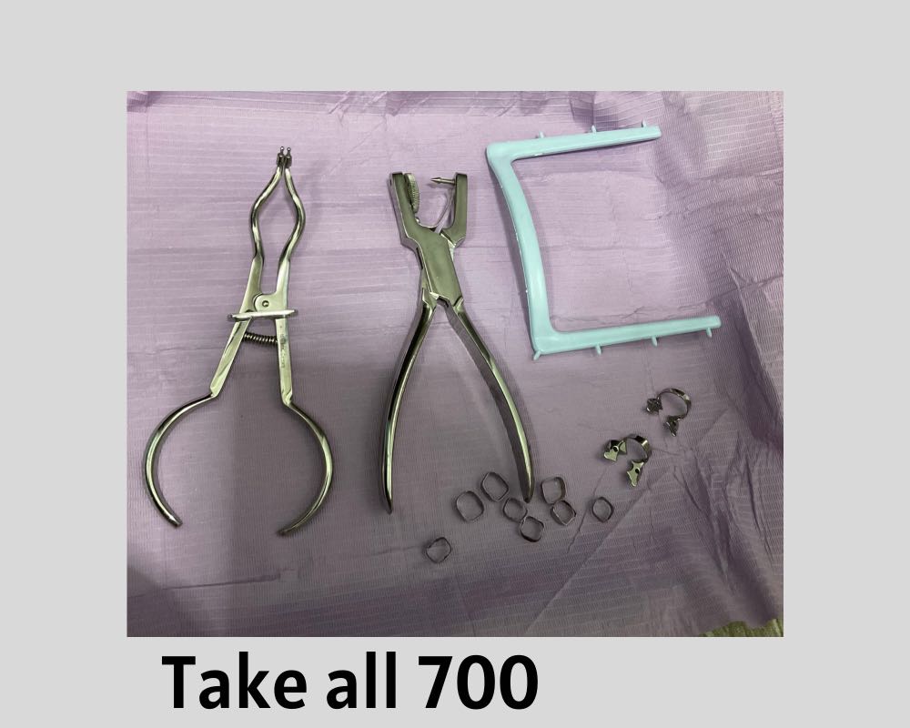 Rubber dam set, Health & Nutrition, Medical Supplies & Tools on Carousell