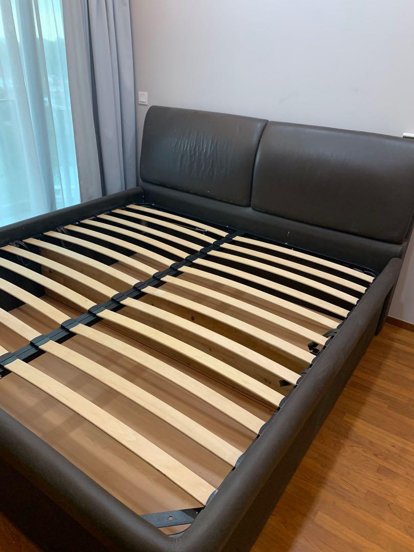 Seahorse King size storage bed frame, Furniture & Home Living