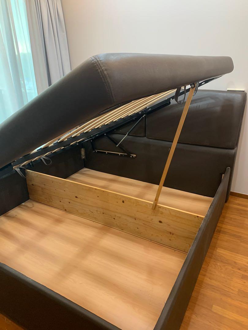 Seahorse King size storage bed frame, Furniture & Home Living