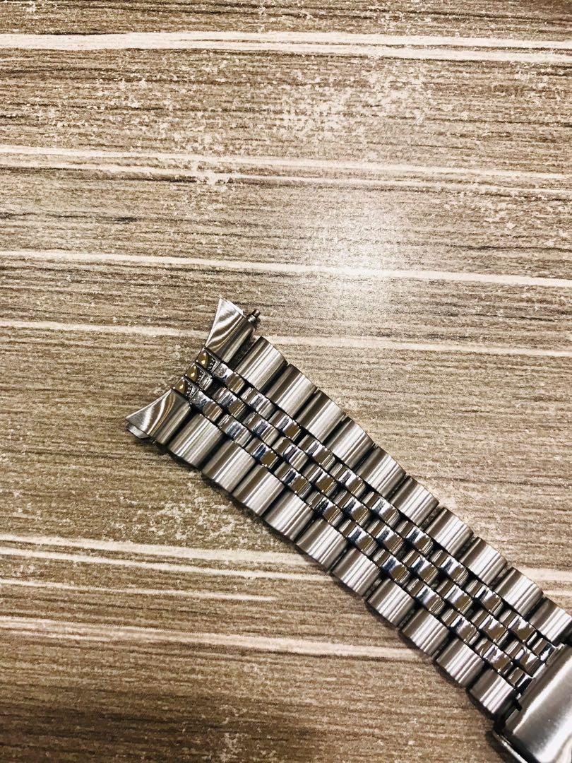 Seiko Jubilee Folded Bracelet 22mm (Category: Men's Watches) located in Manila. Submitted by mr.watches (Listing ID 1163301615, Image 2). Description: Seiko Jubilee Folded Bracelet 22mm Free Spring Bars Fat Original lock Design Good Quality Also Fit: - Sports Model (4r36) - 7002 - 6309 Slim Turtle - SKX007 / SKX009 or any SKX Case Large.