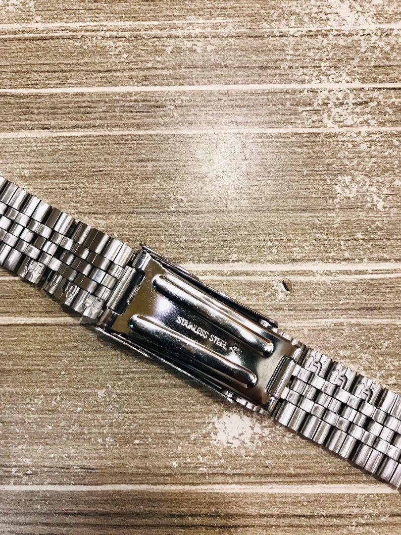 Seiko Jubilee Folded Bracelet 22mm (Category: Men's Watches) located in Manila. Submitted by mr.watches (Listing ID 1163301615, Image 3). Description: Seiko Jubilee Folded Bracelet 22mm Free Spring Bars Fat Original lock Design Good Quality Also Fit: - Sports Model (4r36) - 7002 - 6309 Slim Turtle - SKX007 / SKX009 or any SKX Case Large.