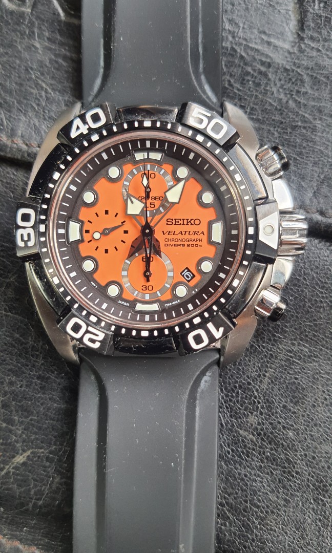 Seiko velatura discount chronograph diver's 200m