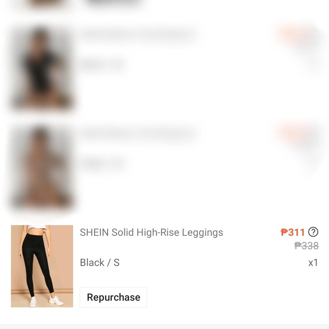 black leggings, Women's Fashion, Bottoms, Other Bottoms on Carousell