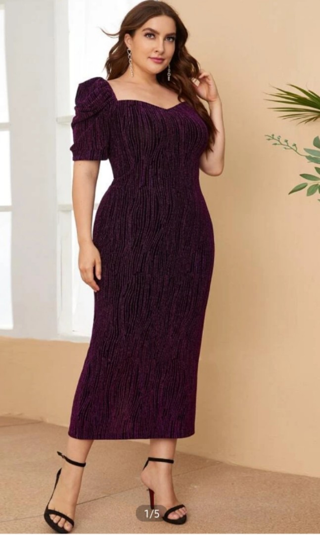 Shein Curve Plus size Dress/Gown 4XL, Women's Fashion, Dresses