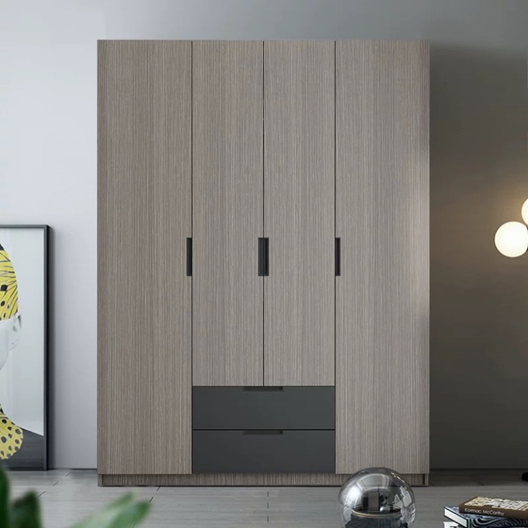 Simple modern wardrobe rental room hanging wardrobe apartment storage ...