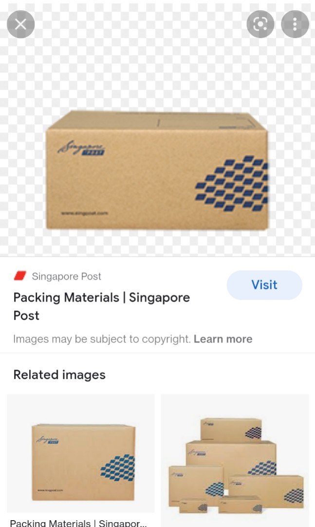 Singpost carton box XL size, Everything Else on Carousell