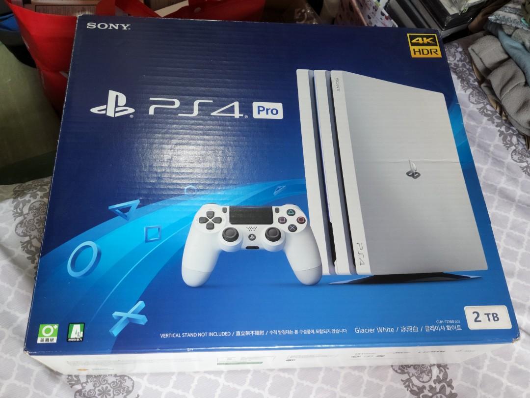 Sony PS4 Pro “冰河白” 2TB 行貨主機(不議價), 電子遊戲, 電子遊戲機