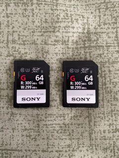 Sony UHS-II 64GB SDXC SF-G64