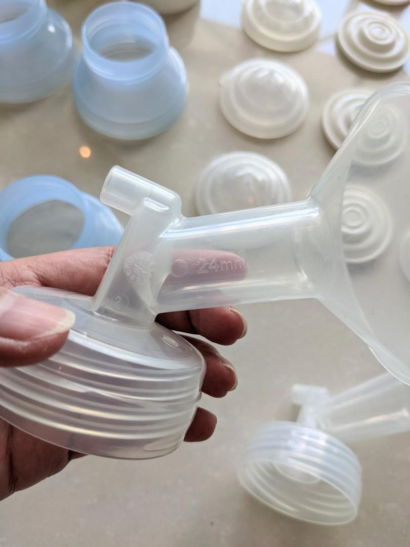 Spectra pump accessories 24mm and 28mm flanges, Babies & Kids, Nursing
