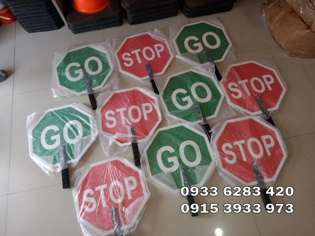 Stop and Go Paddle Sign, Commercial & Industrial, Construction Tools ...