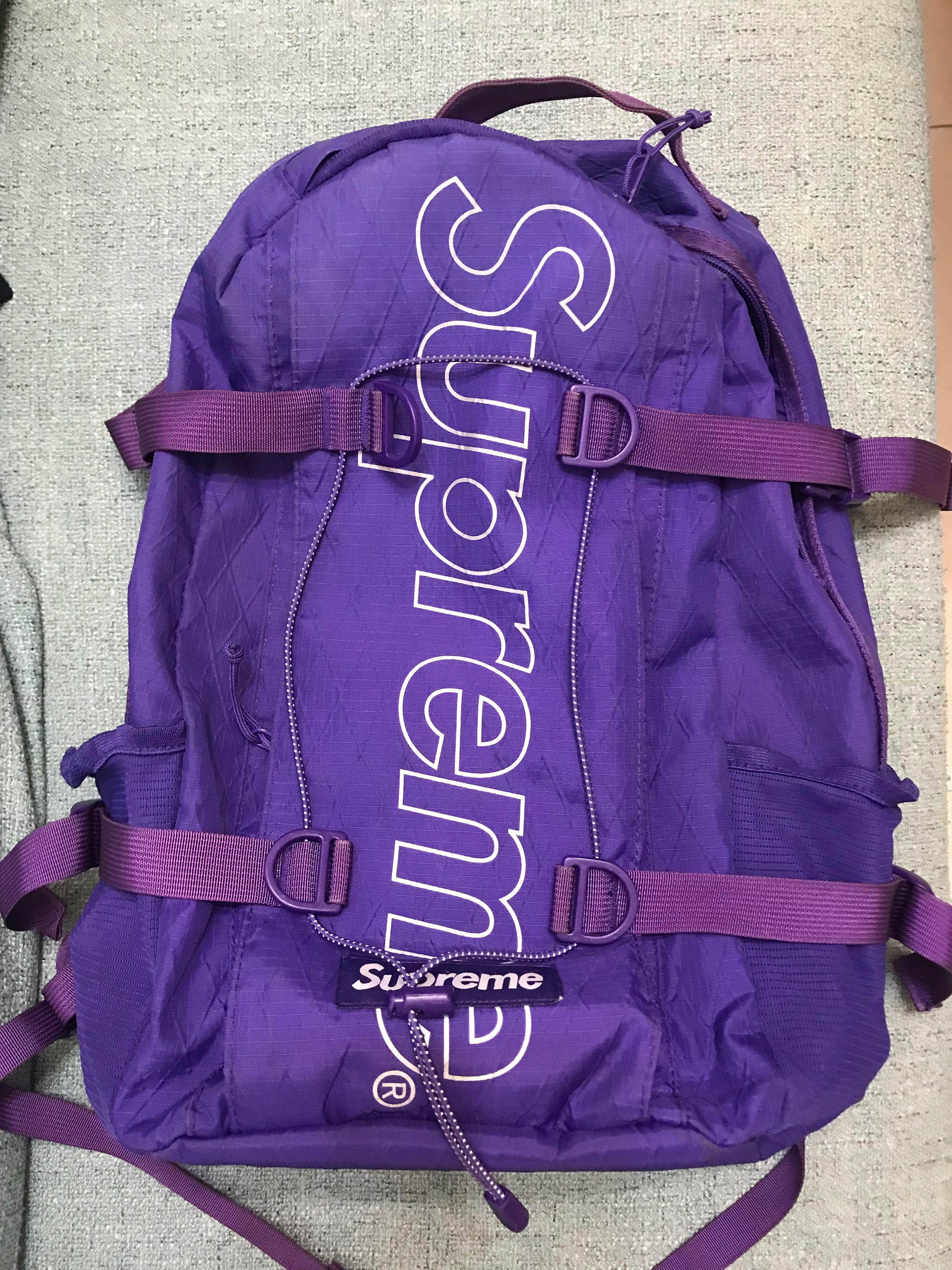 Supreme backpack fw18 書包, 男裝, 袋, 背包- Carousell