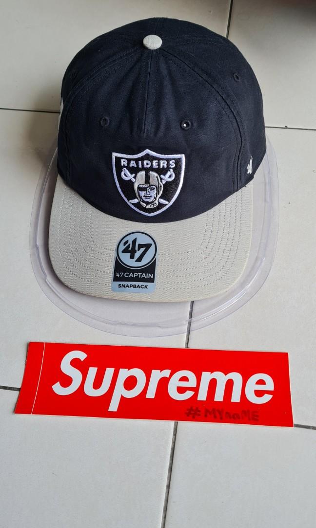 Supreme x Raiders x 47 cap, Men's Fashion, Watches & Accessories