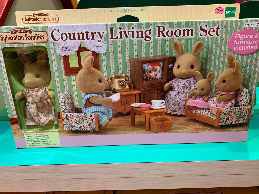 Sylvanian Families country living room set, Hobbies & Toys, Collectibles & Memorabilia, Vintage