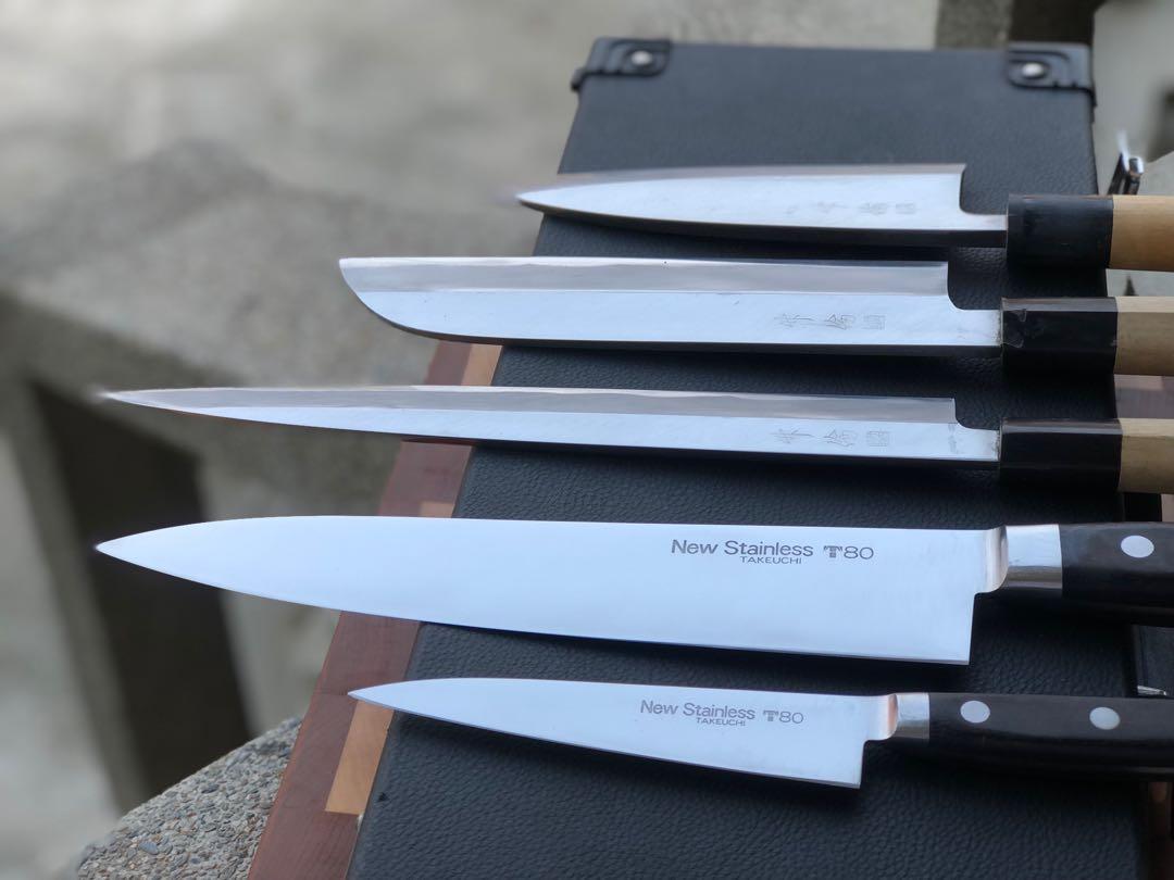 Takeuchi Japanese knife set, Furniture & Home Living, Kitchenware