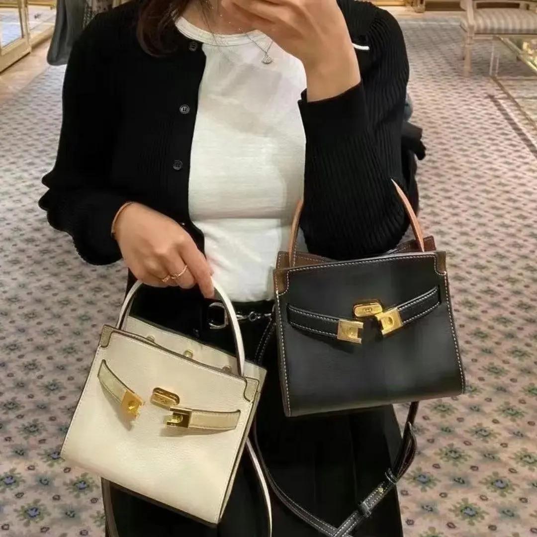 Review! Tory Burch Lee Radziwill Petite Double Satchel Bag