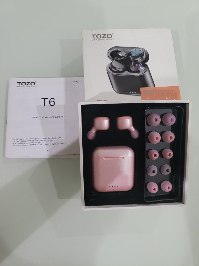 Tozo T6 Earbud Rose Gold