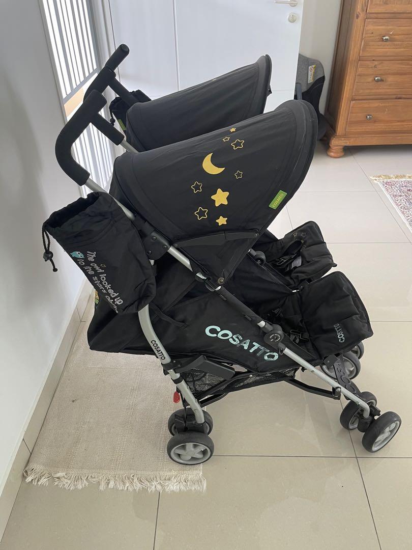 Cosatto Twin Stroller Babies Kids Going Out Strollers on