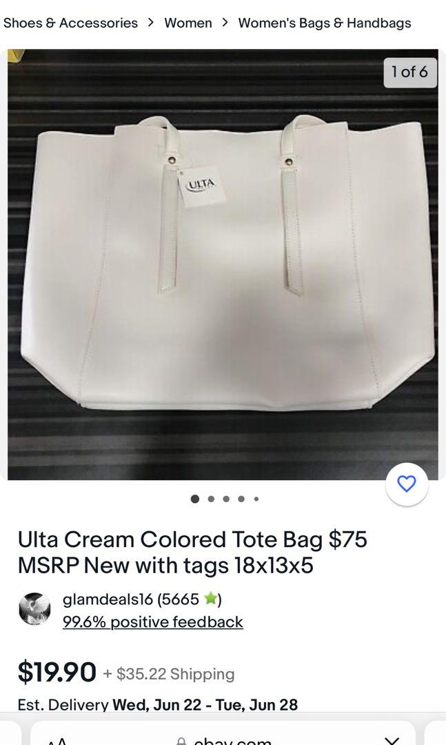 Ulta sales cream tote
