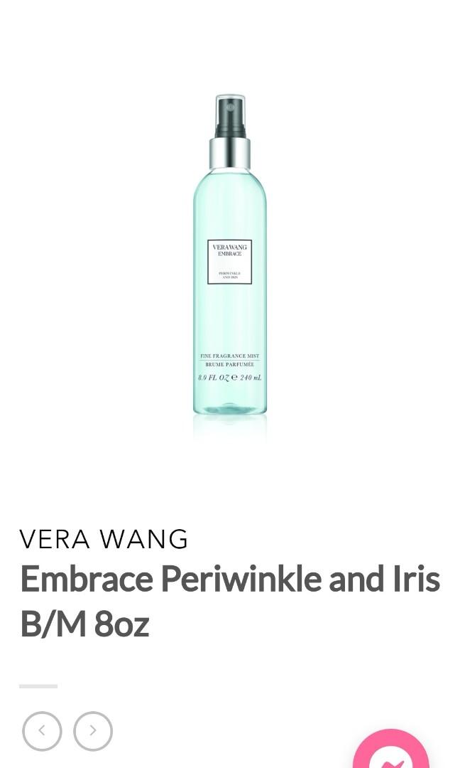 Vera wang embrace periwinkle and iris fragrance mist 8 2024 oz