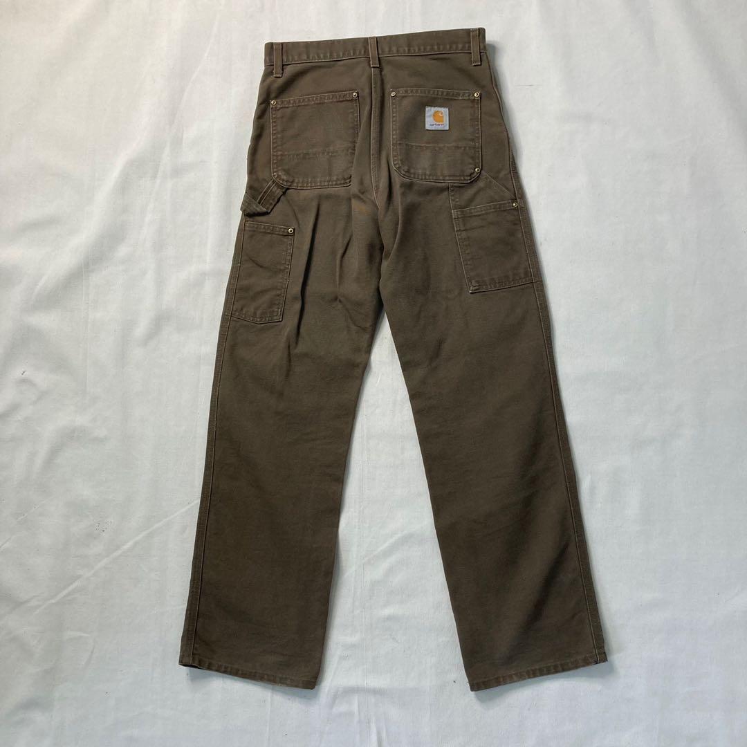 Vintage Carhartt dark brown single knee carpenter pants, Men's Fashion,  Bottoms, Jeans on Carousell