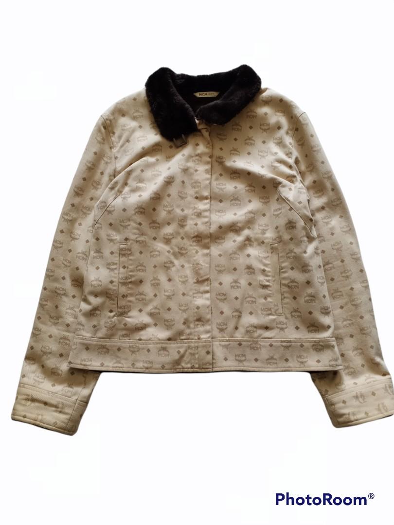 Vintage MCM Monogram Fur Jacket
